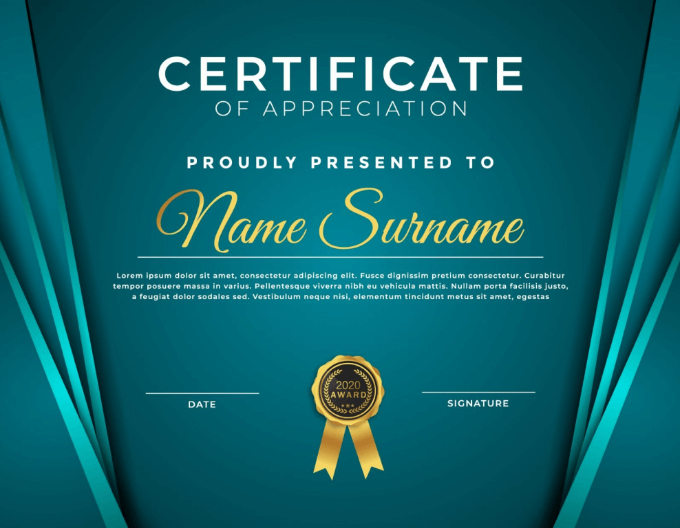 Certificate Image