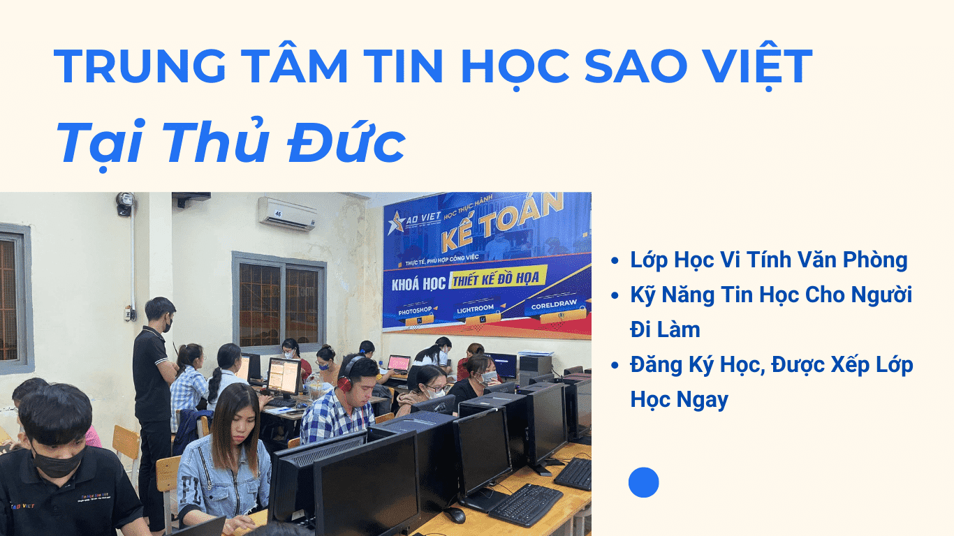 Trung Tâm Tin Học ở Thủ đức