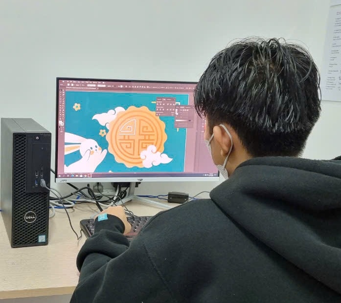 Học Viên Học Thiết Kế Đồ Họa Vector Với Adobe Illustrator