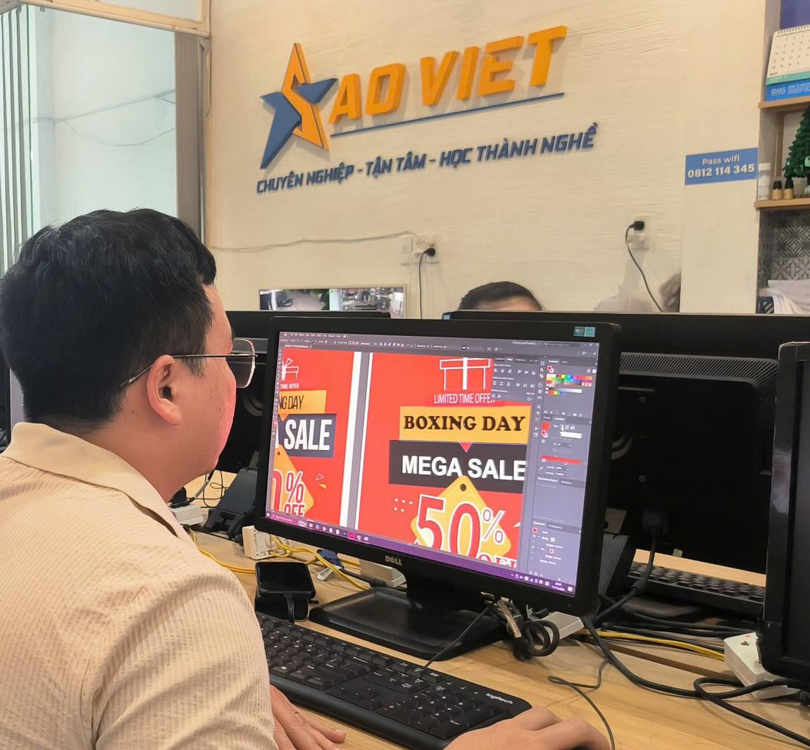 Học Viên Trong Khóa Học Thiết Kế đồ Họa Tại Bình Tân