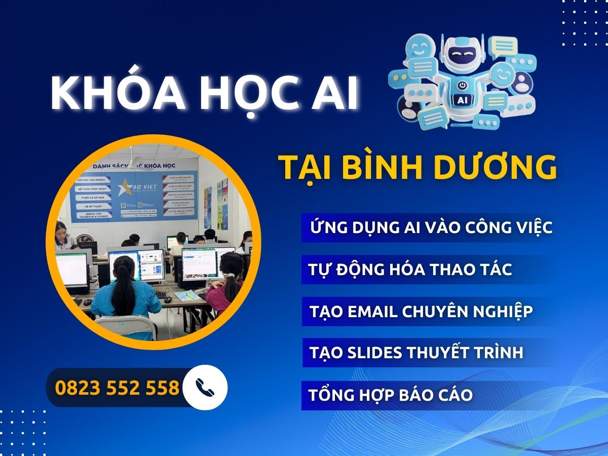 Khóa Học AI Tại Bình Dương