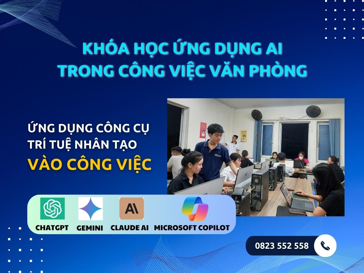 Khóa Học Ứng Dụng AI Vào Công Việc Văn Phòng