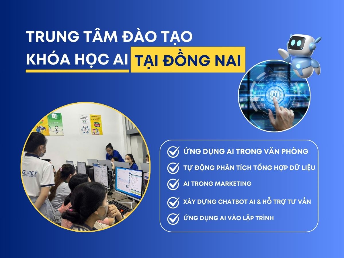Trung Tâm đào Tạo Khóa Học AI Tại Đồng Nai