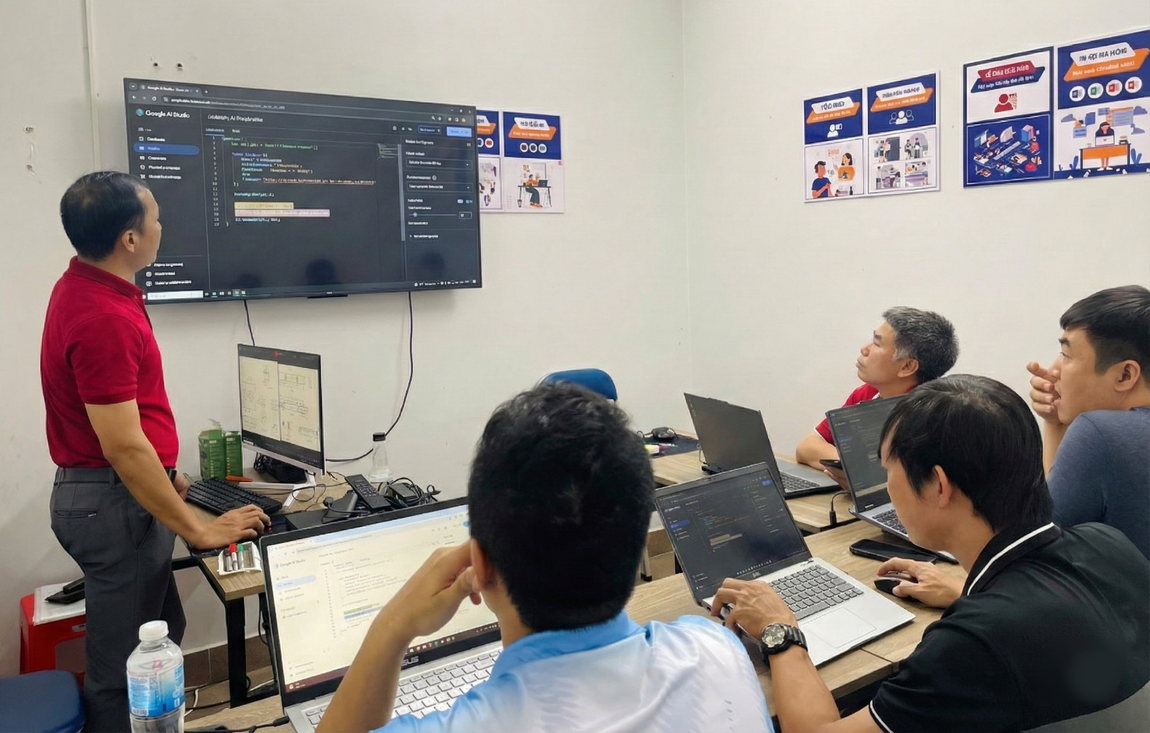 Phương Pháp Giảng Dạy Và Công Cụ Sử Dụng Trong Khóa Học Lập Trình AI Tự Động Hóa